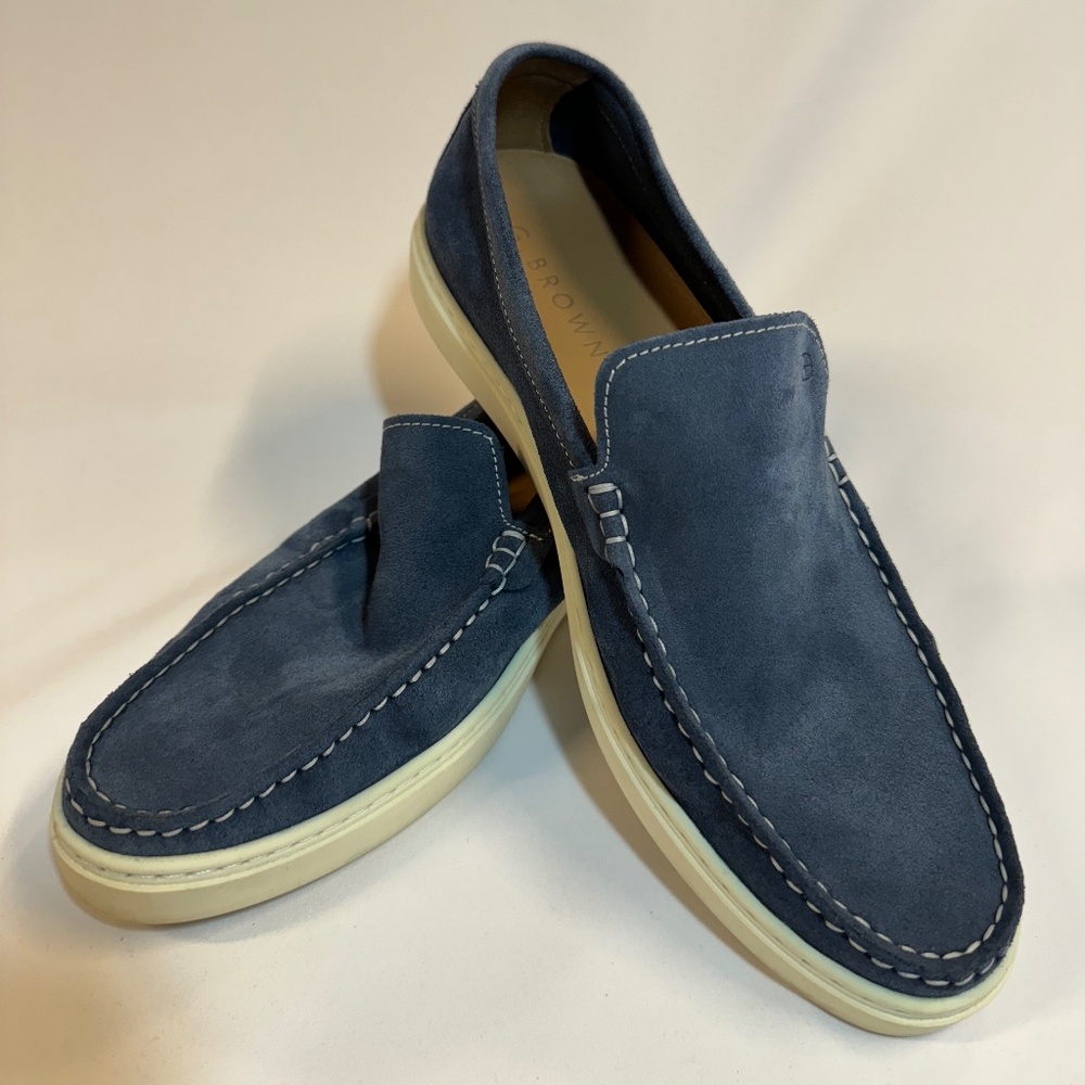 G. Brown Bert Suede Blue Shoes